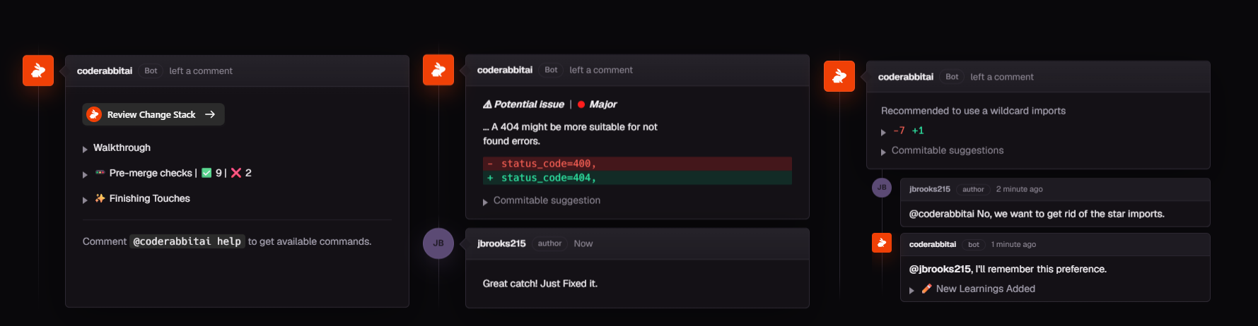 CodeRabbit dashboard overview
