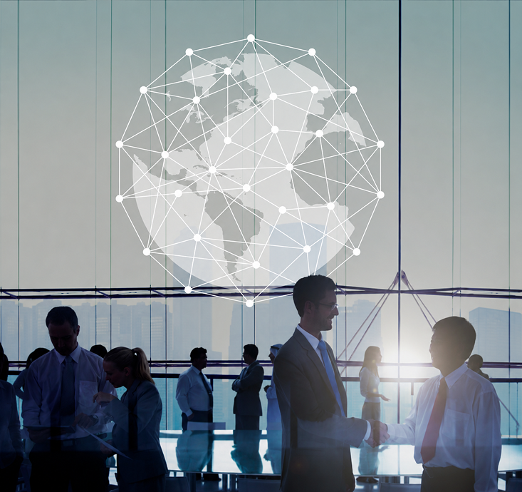 Connected global business network