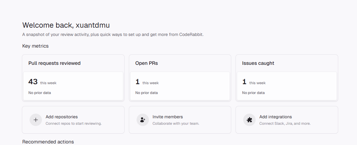 CodeRabbit pull request summary example
