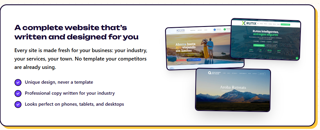 Landingsite.ai Context-Aware Copywriting and Dynamic Layouts